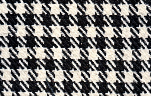 Pepita Porsche schwarz-weiss