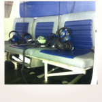 Neuerstellung Interieur Helicopter Bo105 - Rücksitzbank vorher Neuerstellung Interieur Helicopter Bo105 - Rücksitzbank vorher