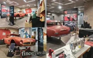 Der Messestand von finest-care beim Concorso d'Eleganza 2026